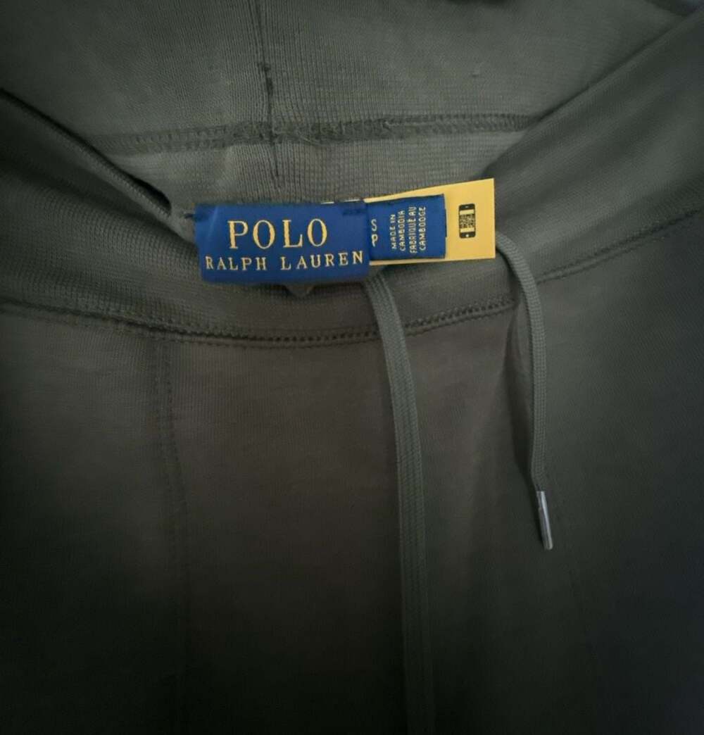 Polo Ralph Lauren Olive Green Double-Knit Drawstring Joggers - Picture 3 of 3